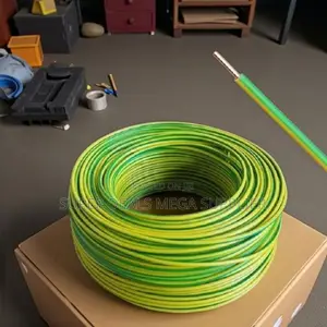 2.5mm Yellow Green Electrical Cable PVC Insulated Durable Wiring