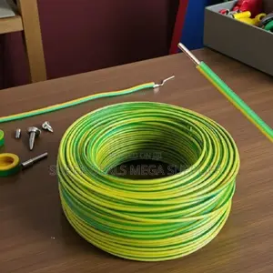 Reliable 2.5mm Yellow Green Single Core PVC Electrical Cable