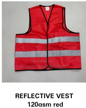 Red Reflective Safety Vest