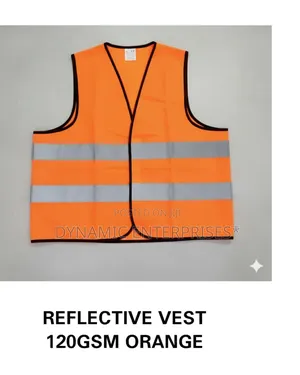 Orange High-visibility Safety Vest