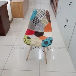 Armless Fabric Accent Chair