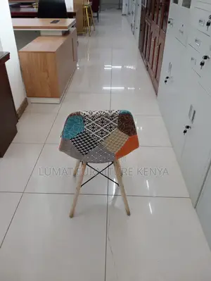 Armless Fabric Accent Chair