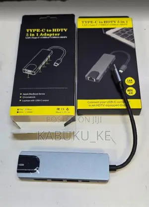 Type-C Adapter 5-in-1 Docking Station With Hdmi Output