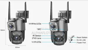 4g Sim Card,Dual Lens PTZ CCTV Camera