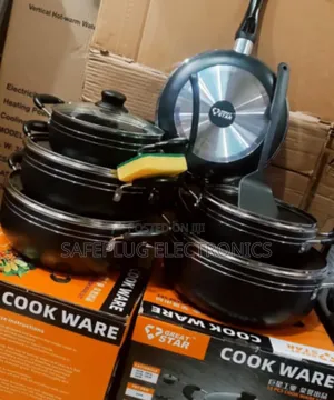 Non-Stick Dream Set! Great Star 14pc Black Cookware