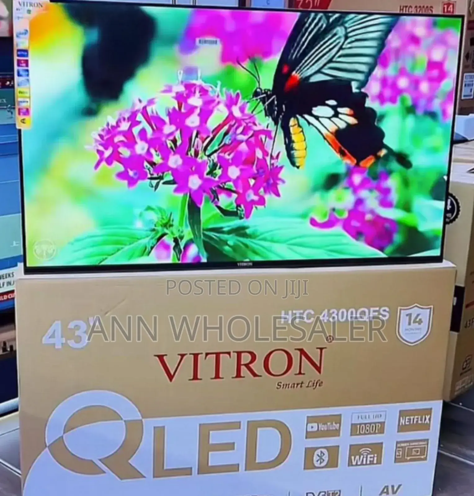 Vitron 43 Inch Smart Android Tv Htc4300qfs
