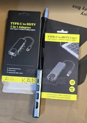 Type C to HDTV 5 in 1 Adapter