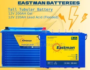 220ah Eastman Heavy Duty Flooded Solar Battery 4 Years Warranty