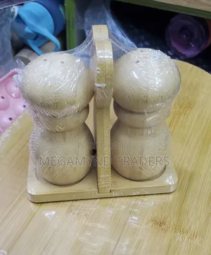 Salt and Pepper Shakers/ Bamboo Salt Shaker