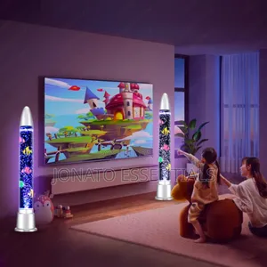 Led Bubble Fish Tube Lamp, Sensory Water Floor Light Decor