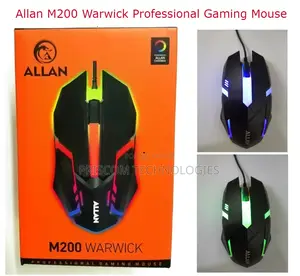 M200 Warwick Wired Gaming Mouse 3 Button - Backlight