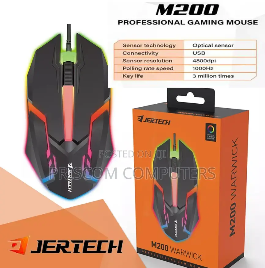 Wired Gaming Mouse With Backlight