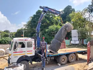 Tata 2516 Fitted With 5tons Crane and Lowbed Self Loading