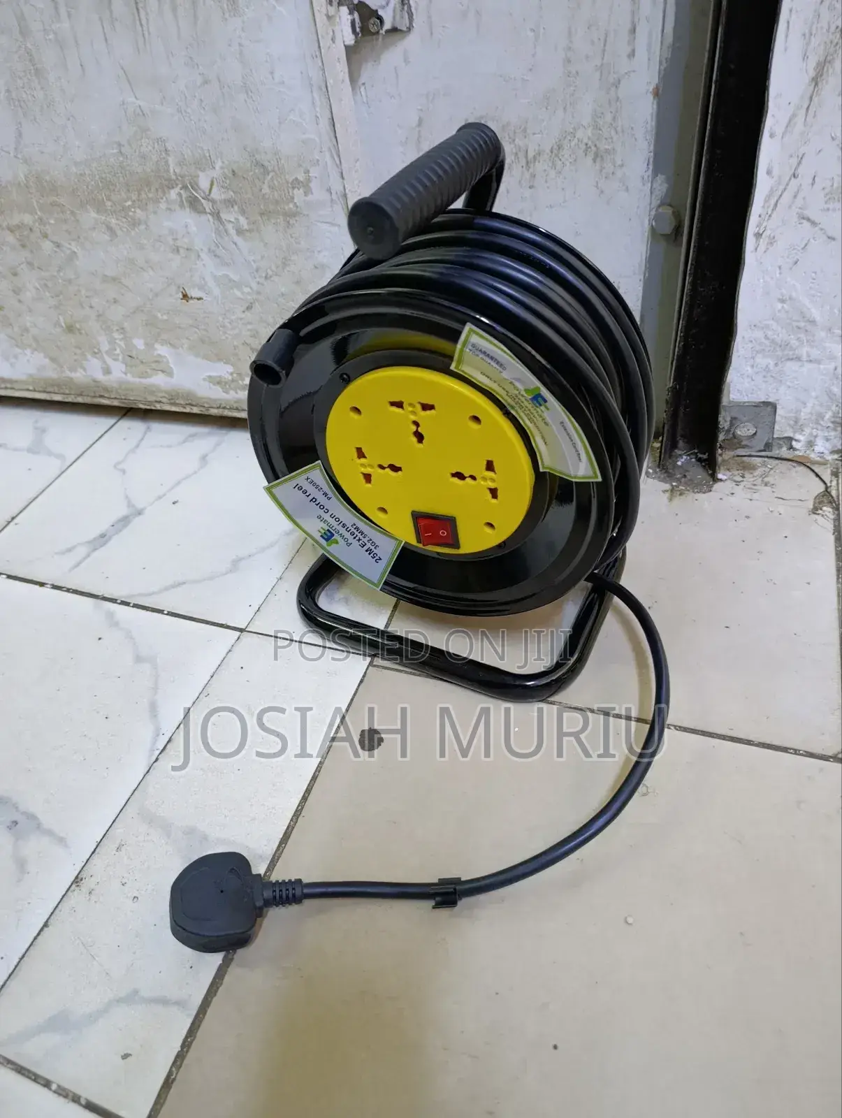 Powermate 2.5mm Cable Reel -50mtrs Long
