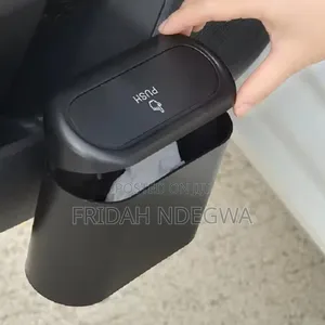 Car Door Seat Clip Stand Holder Organizer With Lid Trash Can