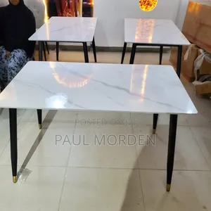 Elegant Dining Rectangular Table (Marble Top)