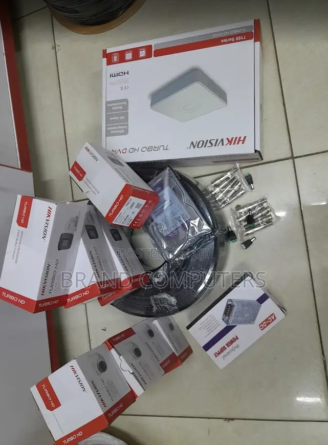 8 Channel Hikvision CCTV Camera Full Package