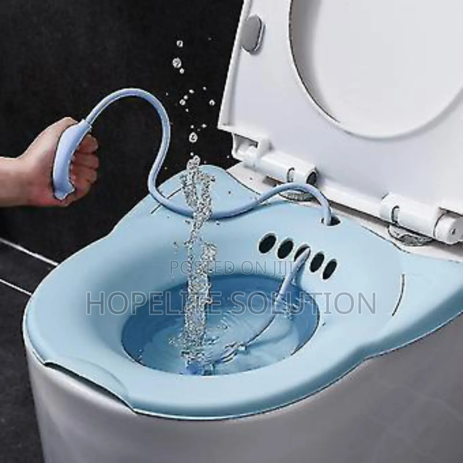 Sitz Bath Basin and Hand Pump