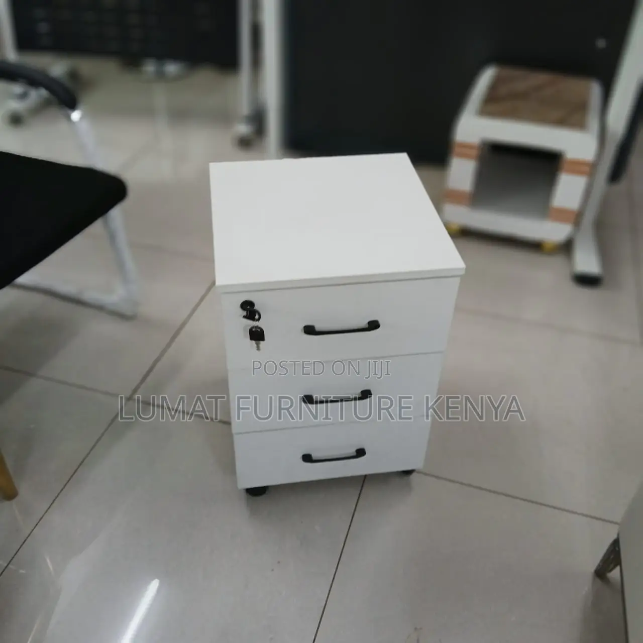 3 Drawer Storage Pedestal