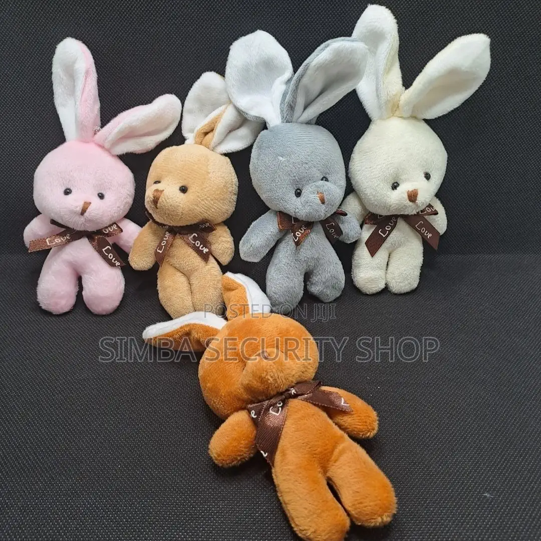 Plush 3d Rabbit Bunny Keychain Gift for Daughter Girlfriend Keyholder