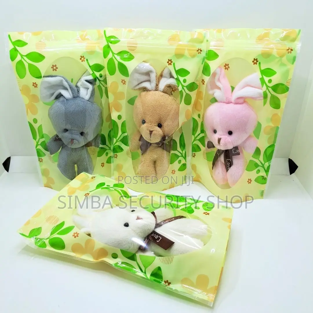 Plush 3d Rabbit Bunny Keychain Gift for Daughter Girlfriend Keyholder