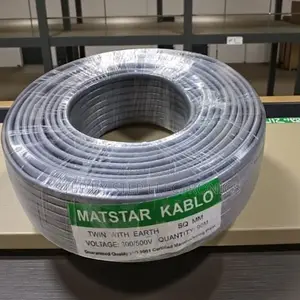 High Grade 2.5mm Twin With Earth Electrical Wiring Cable PVC Coated