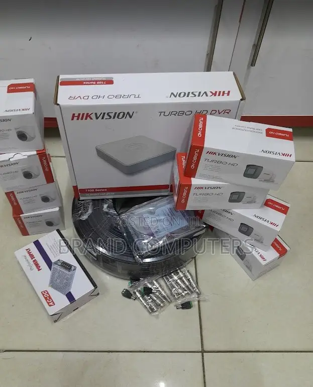 Hikvision 8pcs Hd CCTV Kit 1080p With 1tb HDD