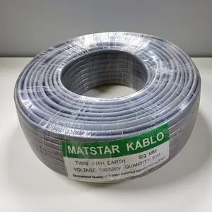 Solid Core 2.5mm Twin + Earth Electrical Wiring Cable Flame Retardant