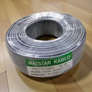 Cost Effective 2.5mm Twin and Earth Wiring Cable PVC Insulated