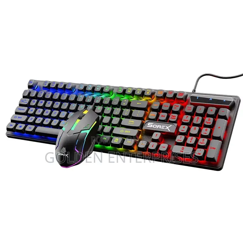 Gaming Keyboard and Mouse Combo With RGB Backlight