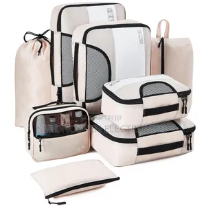 8pcs Premium Luggage Travel Organizers For Suitcase.