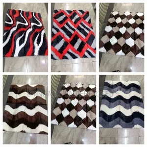 Pattern Fluffy Carpet 5×8