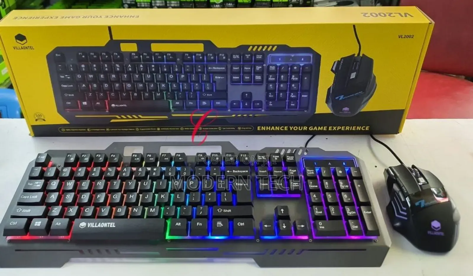 Villaon Wired Gaming Keyboard With Mouse
