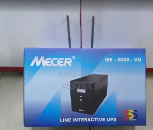Line Interactive Ups 2000va 2kva Quality Mecer Ups 1200watts 4 Outlets