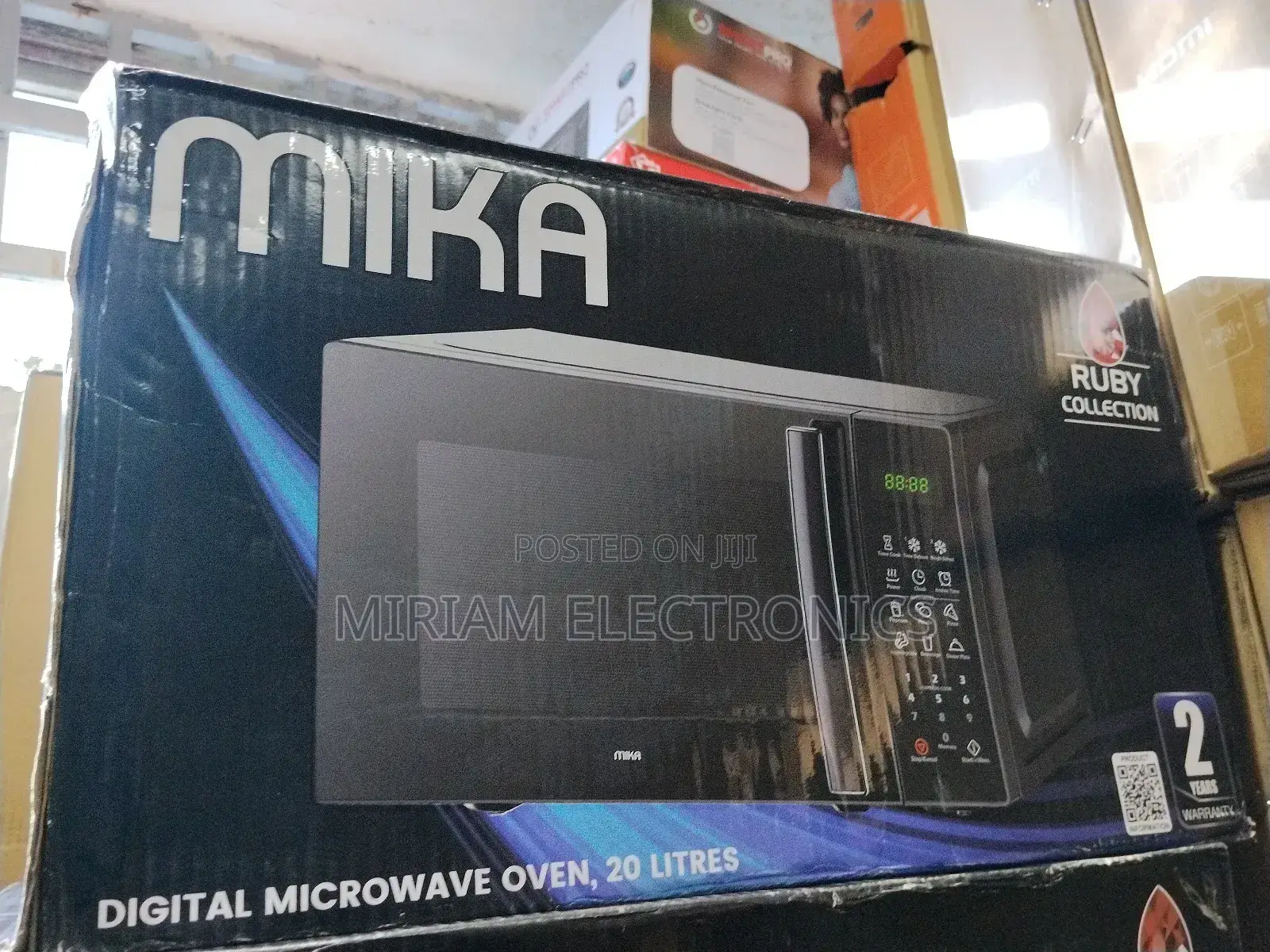 Mika 20 Litres Digital Microwave With Handle