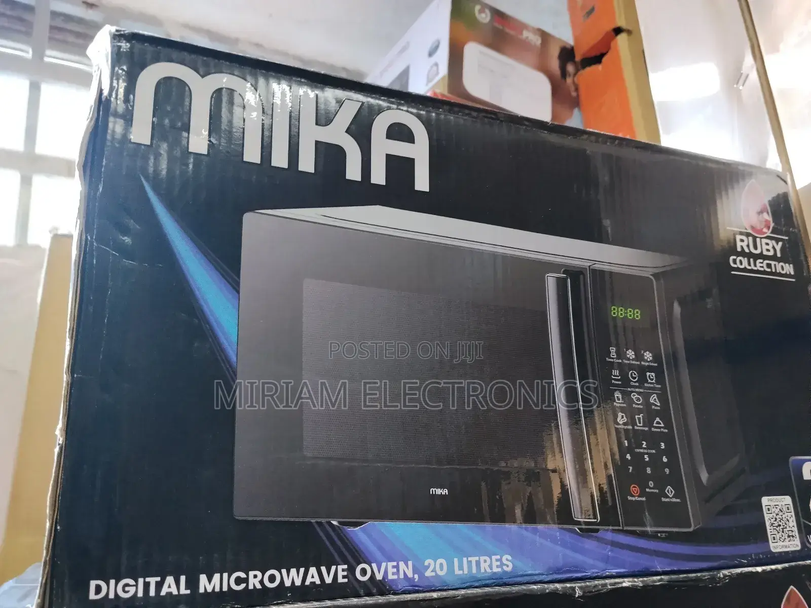 Mika 20 Litres Digital Microwave With Handle