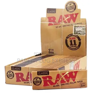 Raw Brown Rolling Paper - 1 1/4 Size Brown