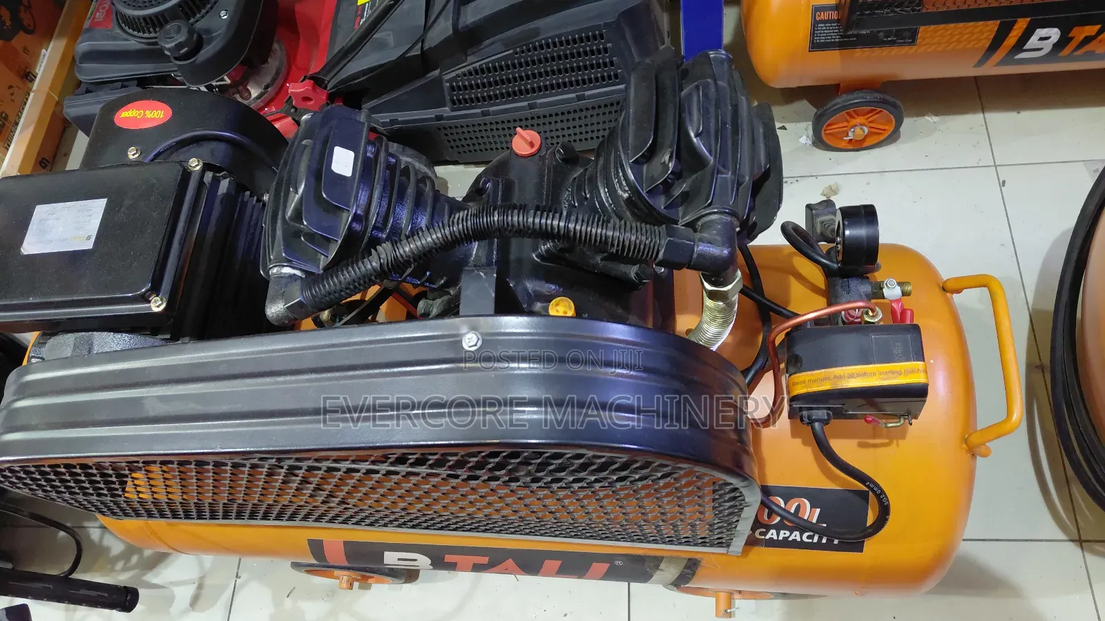 100litres Electric Air Compressor Machine.