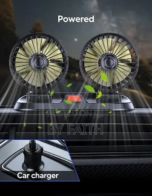 Powerful Dashboard Electric Dual Car Fan