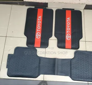 3pc Universal Toyota Front Branded Mat With Rear Conjoined Mat