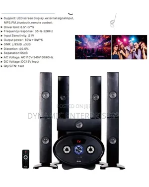 Ailipu Kl-6501ad 5.1 Channel Home Theater Speaker System