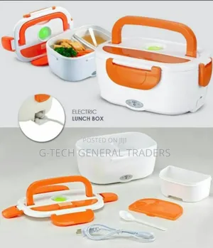 *Electric Lunch Box With Plastic Liner