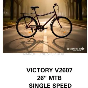 Victory V2601 26" MTB Single Speed Bicycle.