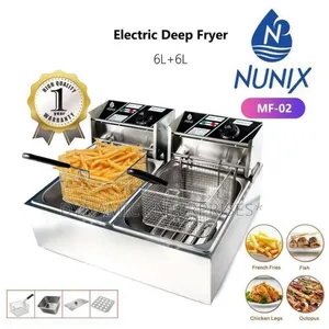 Double Electric Deep Fryer Nunix