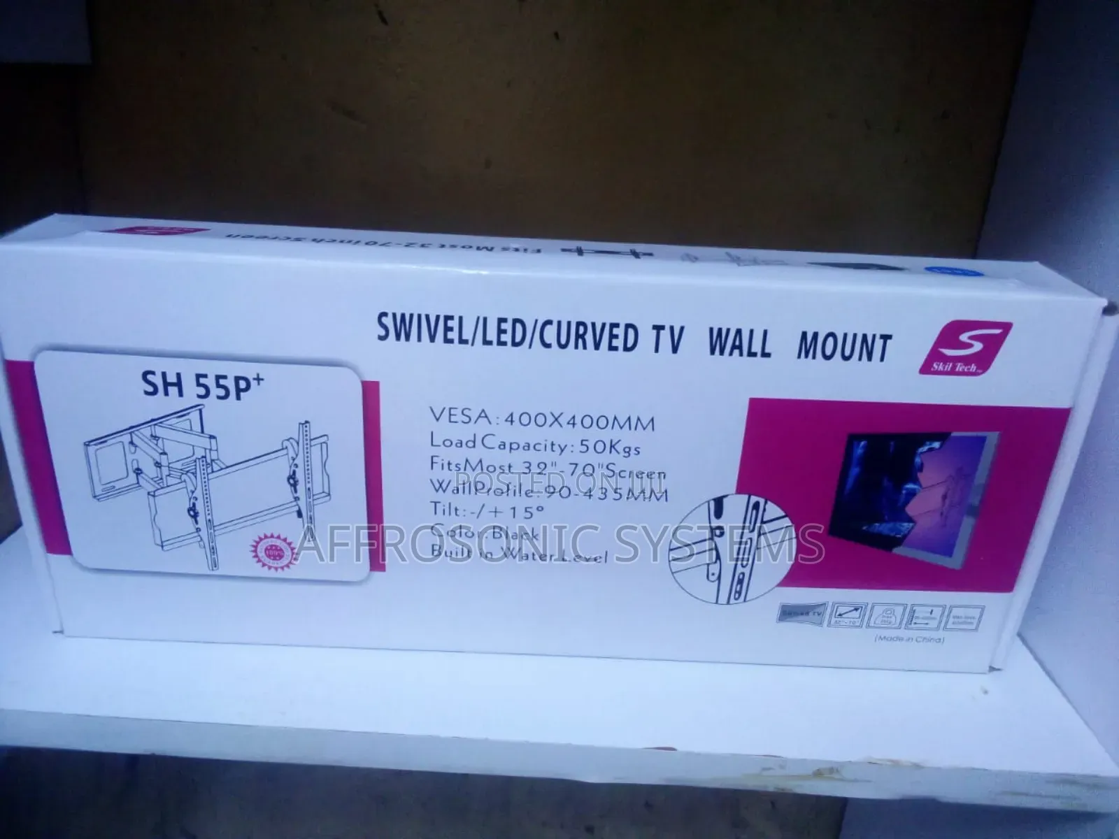 Double Arm Expandable Tv Wall Bracket