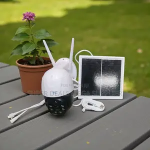 4g PTZ Solar Camera Large Battery Two- Way Talk Live View Streaming