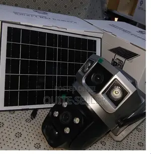 Camera, Solar Powered 4g Dual Lens 4mp Security Camera Outdoor-