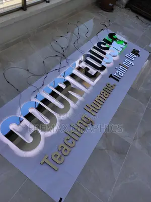 Modern 3d Signage for Bold Brand Visibility