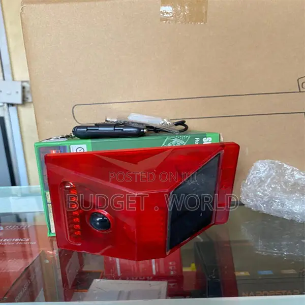 Security Solar Strobe Light Alarm Motion Sensor Sound Alarm