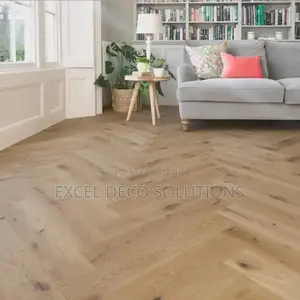 SPC Flooring in Herringbone Style